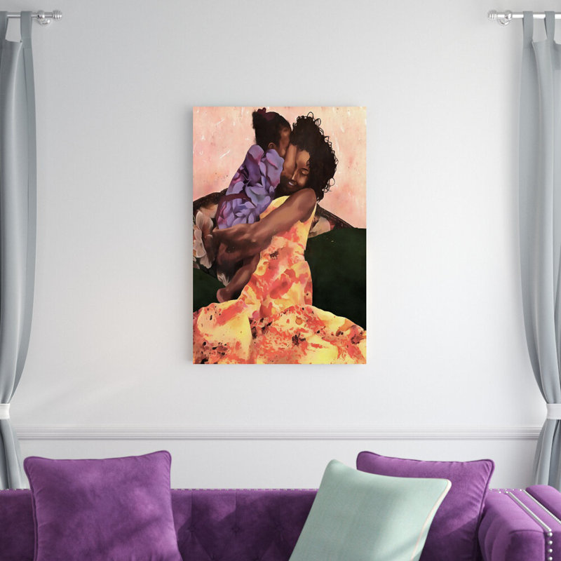 " Her Strength " by Alonzo Saunders Painting Print, 36" H x 24" W