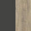 Minerva Distressed Pine 3-Shelf Bookcase With Drawers