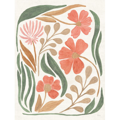 Cliona floral abstrait I - imprimé