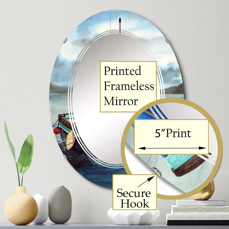 Oval Mirror, 30" x 20"
