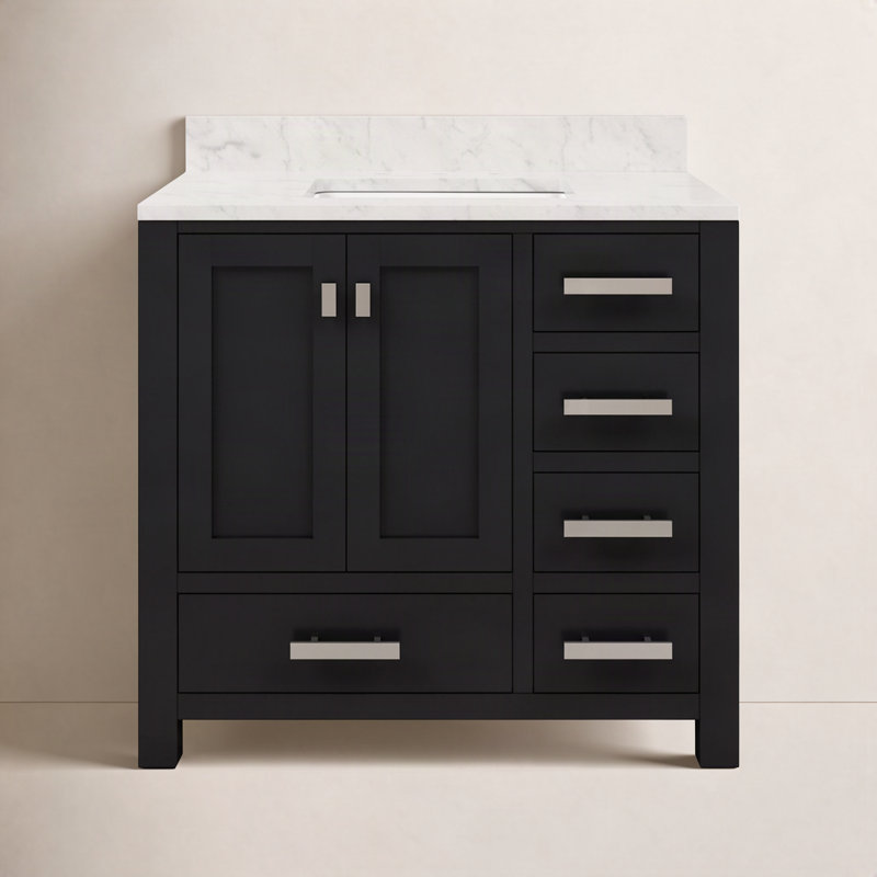 Ensemble de meuble-lavabo simple 36 po Steve, Espresso