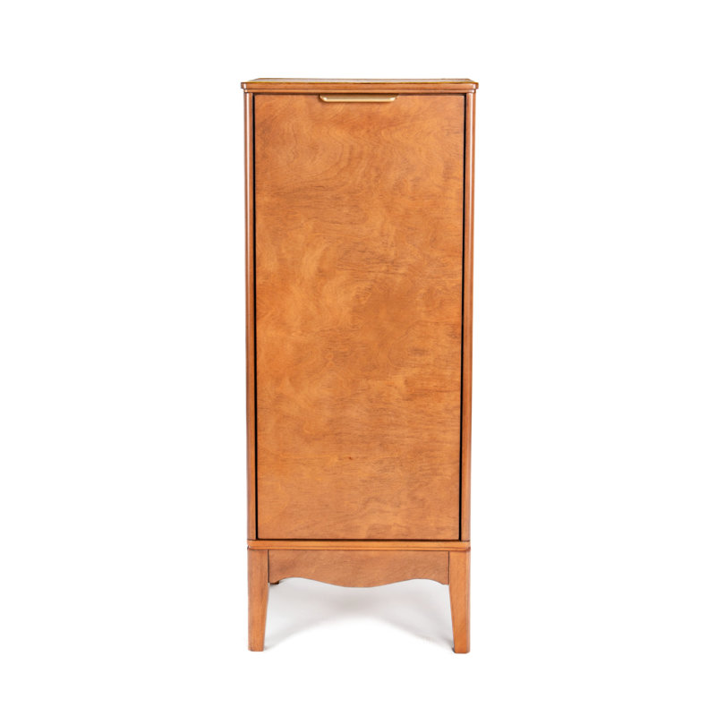 Armoire de rangement brun antique, matériau, conception résistante, 14,5 po x 12,6 po x 35,7 po, armoire de salle de bain à fonctionnement en douceur - fini, peinture nocive, charnières silencieuses