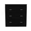 Dresser 33"H, Three Drawer, Superior Top, Metal Handles, White
