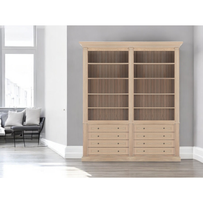 Einat 240cm H x 200cm W Library Bookcase