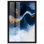 «Blue Deep I Shadowbox Print», art mural Blue Geode par Art Remedy