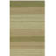 Tapis rayé vert en laine et coton tissé à la main Cruz-1772801213
