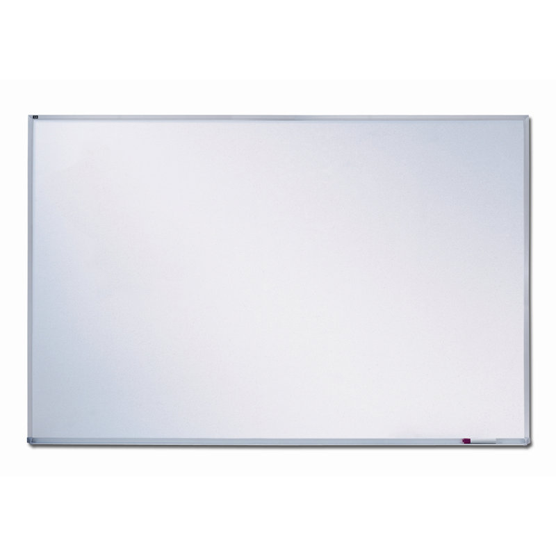 Magnetic Porcelain Whiteboard with Silver Aluminum Frame, 48" x 36"