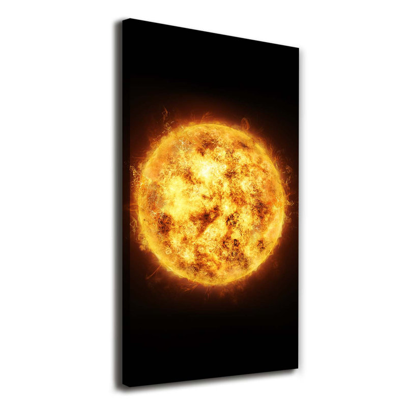 Sun - Wrapped Canvas Print