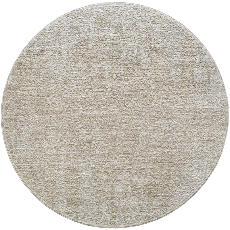 Amberia Oriental Indoor Rug, Round 7'10"