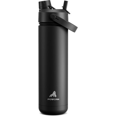 Insulated Water Bottle With 2 In 1 Straw And Spout Lid Keep Cold Leak Proof Fits In Car Cup Holder Stainless Steel Water Bottle For Sports Travel And School  Knight
