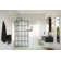 Esprit 38 in. x 78 in. French Monture Single Fixed Shower Panel