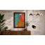 Geometric Arrangement Mid-Century - Framed Print-1414150078-1414150073