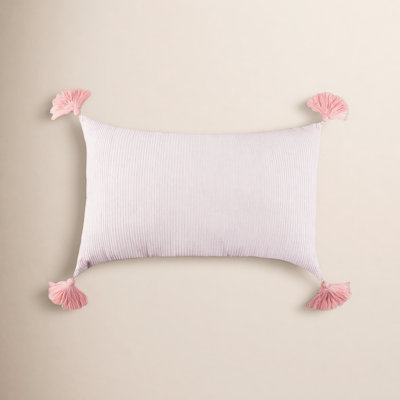 Fairlee Cotton Striped Lumbar Pillow