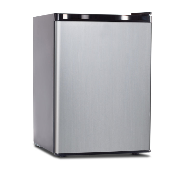 Arctique Chef, 2,5 pieds cubes Pi. Réfrigérateur compact, Acier Inoxydable