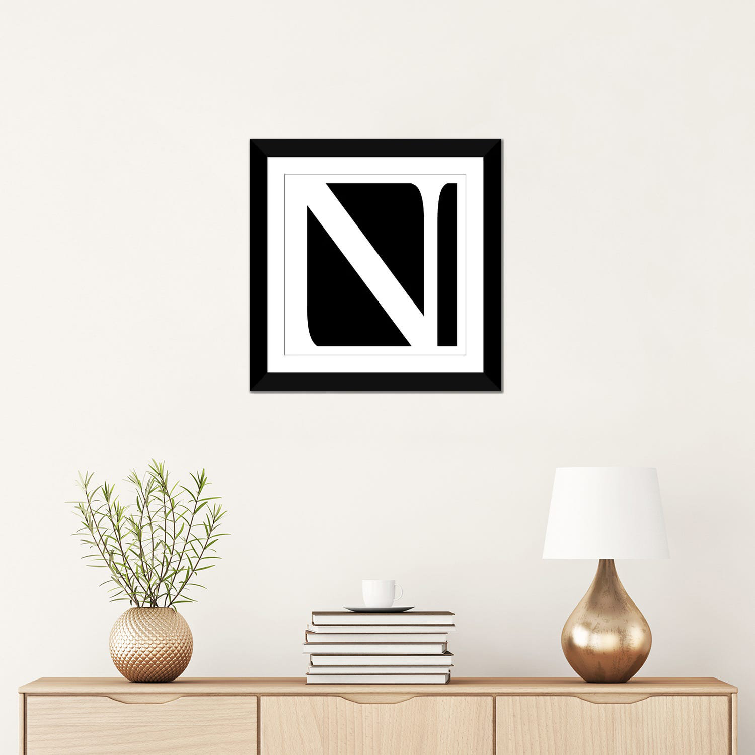 Ebern Designs ''The Type'' Textual Art on Canvas in Black and White ...
