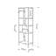 Ajanea 175 cm H x 58 cm W Standard Bookcase