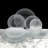 Madellyne Glass Dinnerware Set of 24