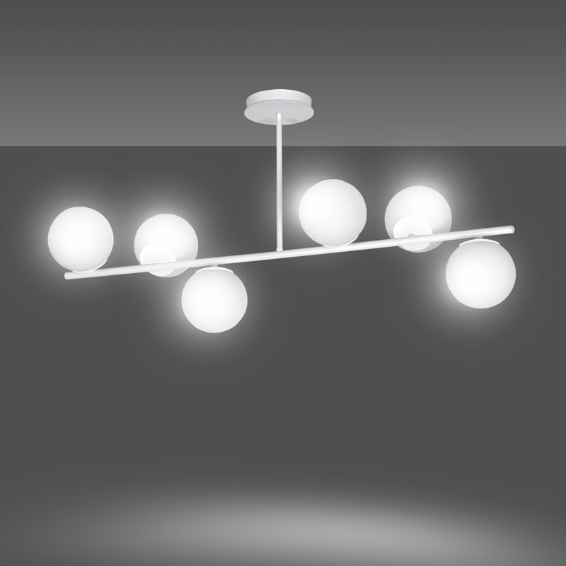 Gaen 6 - Light  Kitchen Island, White