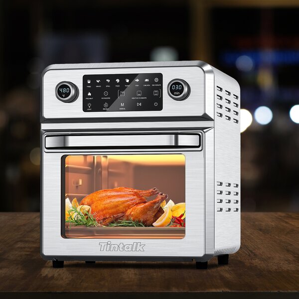 Tintalk 16 Quart Air Fryer 10-in-1 Multifunctional Toaster Oven