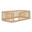 Structure de lit en bois avec clôture-1795933471