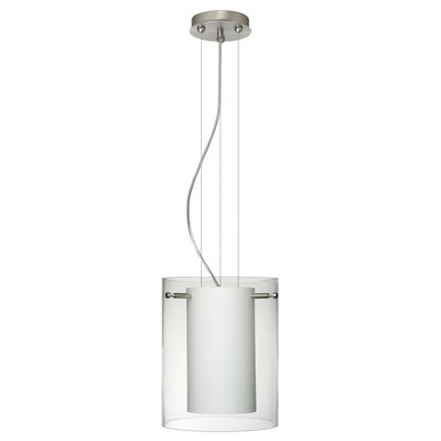 Luminaire suspendu tambour simple à 1 lumière Morena