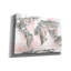 «World Map Blush» par Chris Paschke, estampe numérique sur toile-1691323712