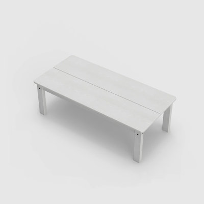 HDPE Outdoor Coffee Table for Patio, Porch & Lawn, All-Weather Poly Side Table for Adirondack Chairs & Outdoor Sofas