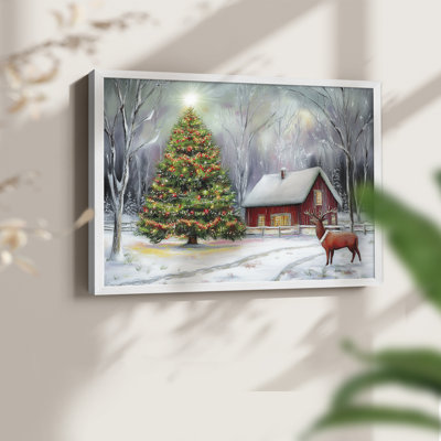 Art de Noël - CCxxviii - reproduction encadrée - réversible