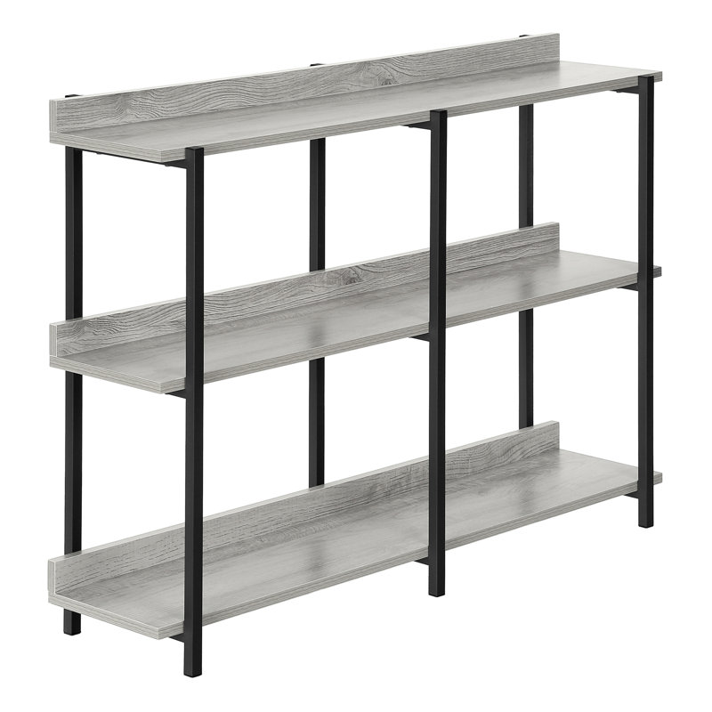 Console de table d'appoint, Noir, gris