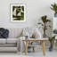 «Earthy Green Tone Shapes», reproduction sous verre encadrée, design par Suzanne Nicoll-1291348023-1291347976