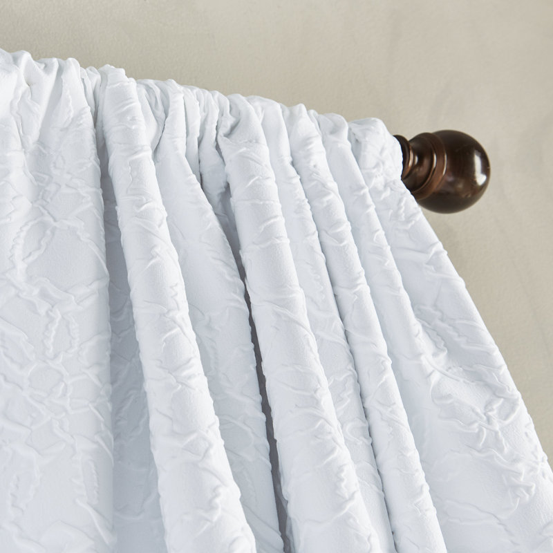 Amiyah Solid Room Darkening Thermal Rod Pocket Single Curtain Panel, 50" W x 95" L, Gray