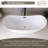 59" Acrylic Freestanding Soaking Bathtub