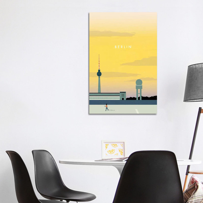 Berlin 1 Piece Wrapped Canvas Wall Art, 101.6 cm H x 66.04 cm W x 1.91 cm D