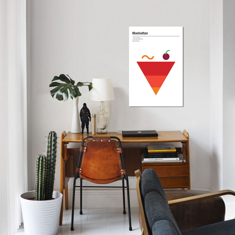 «Manhattan», impression sur toile, H 12 po x l 8 po x P 0,75 po, Pas de tapis, Toile tendue