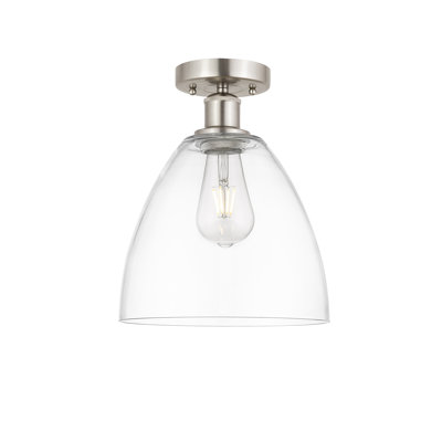 Plafonnier semi-encastré 1 lumière