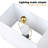 28” Elegant Shell-Inspired Table Lamp with USB Charging Ports, LED Bulbs and Nightlight-1682190904
