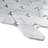 Carrara White 11.82 in. x 13.39 in. Hexagon Polished Marble Mosaic Tile