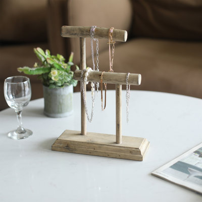 Wood Jewelry Stand