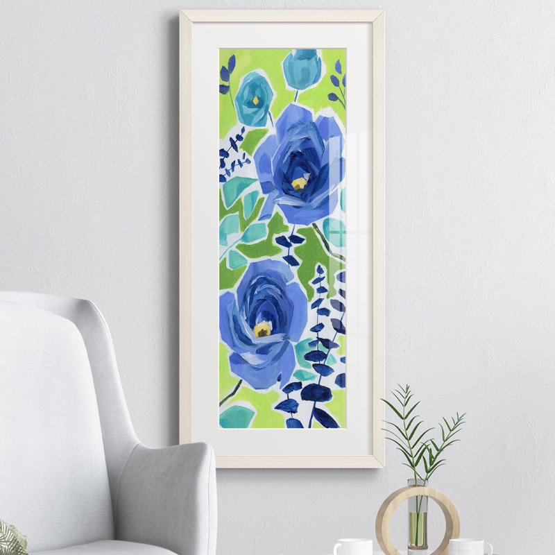 Modern Garden VII - Cadre photo, reproduction d'art sur papier, Blanc