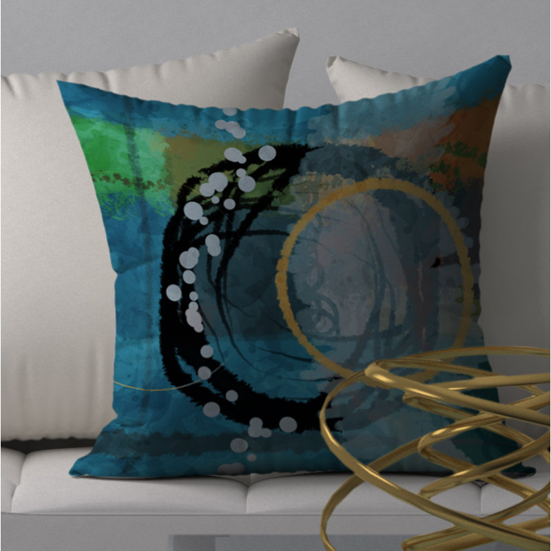 Housse de coussin décorative carrée pure Luscious, 24 po x 24 po