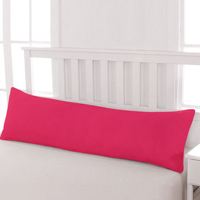 Taie d'oreiller corporelle, housse de coussin de corps en microfibre brossée 1800 avec fermeture enveloppe, 51 x 137 cm