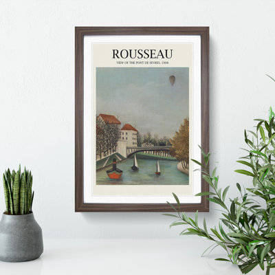 View of the Pont De Sevres by Henri Rousseau - Picture Frame Art Prints