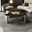Table basse ronde moderne en pierre supercristalline-104367364