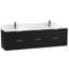 Meuble-lavabo mural moderne avec lavabo et 6 tiroirs Modern-133678034-133678036