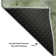 Premium Machine Washable Cerrito AMF520 Green Rug
