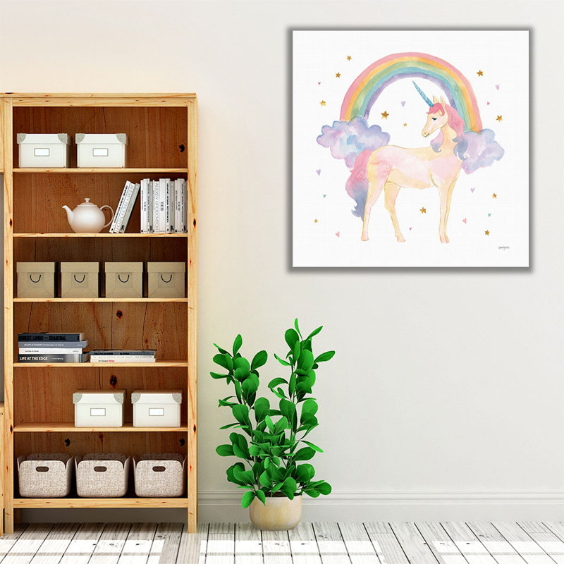 Magical Friends I - reproduction d'art sur toile, H 12 po x l 12 po