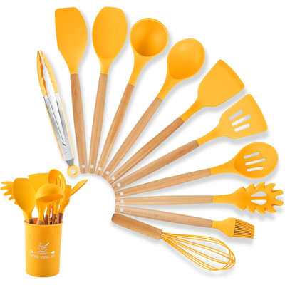 12-piece Silicone Cooking Utensil Set Blue