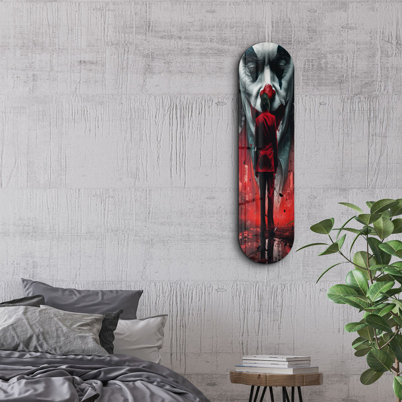 Peinture décorative en verre trempé