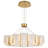 Kenzo - LED Chandelier - Polished Anodized Bronze Finish - Light Guide Panel-1565745106-1565745132