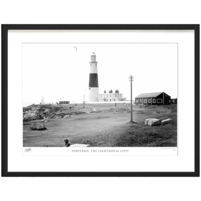 Portland, The Lighthouse C1955 by Francis Frith - Single Picture Frame Print